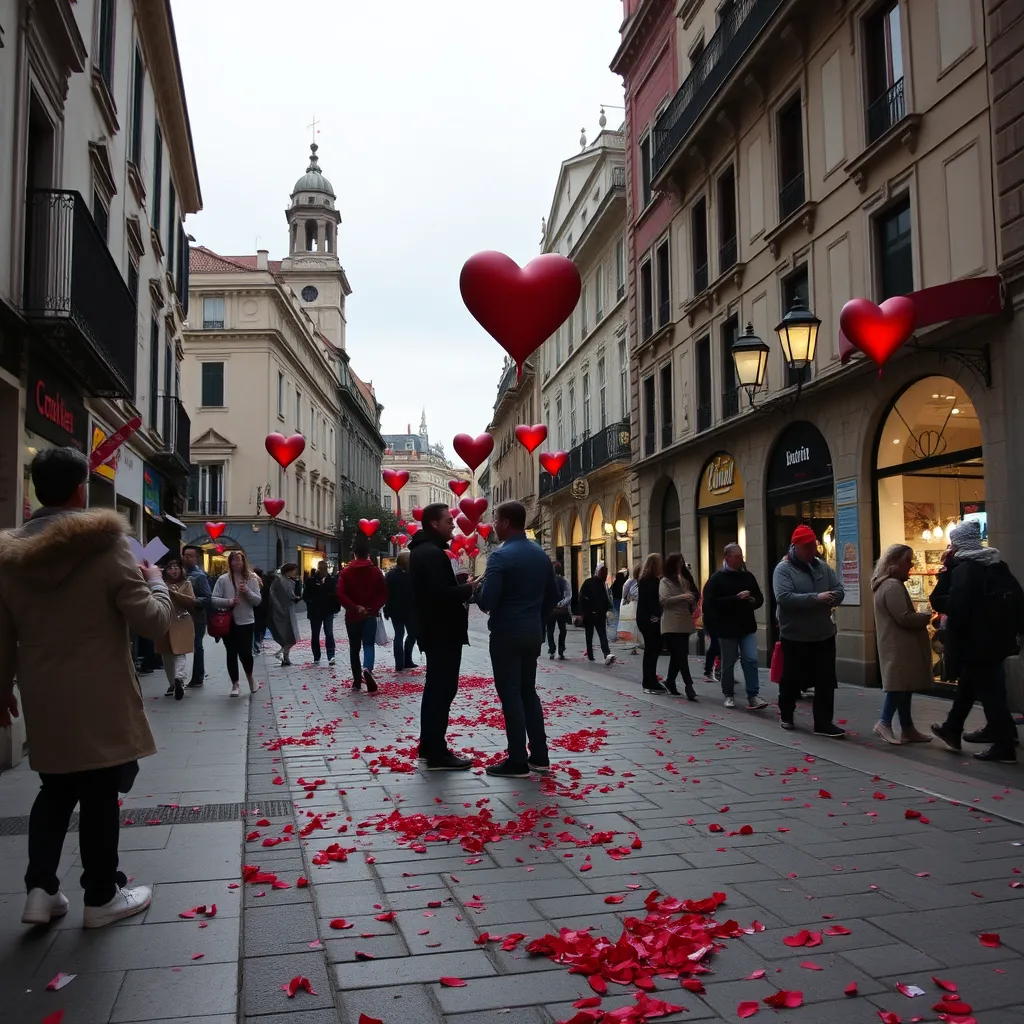 foto de un paisaje que simboliza el dia de San Valentin